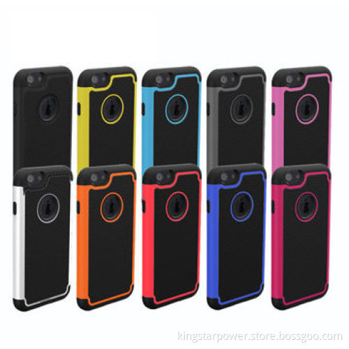 PC silicone case for iPhone 6, football veins